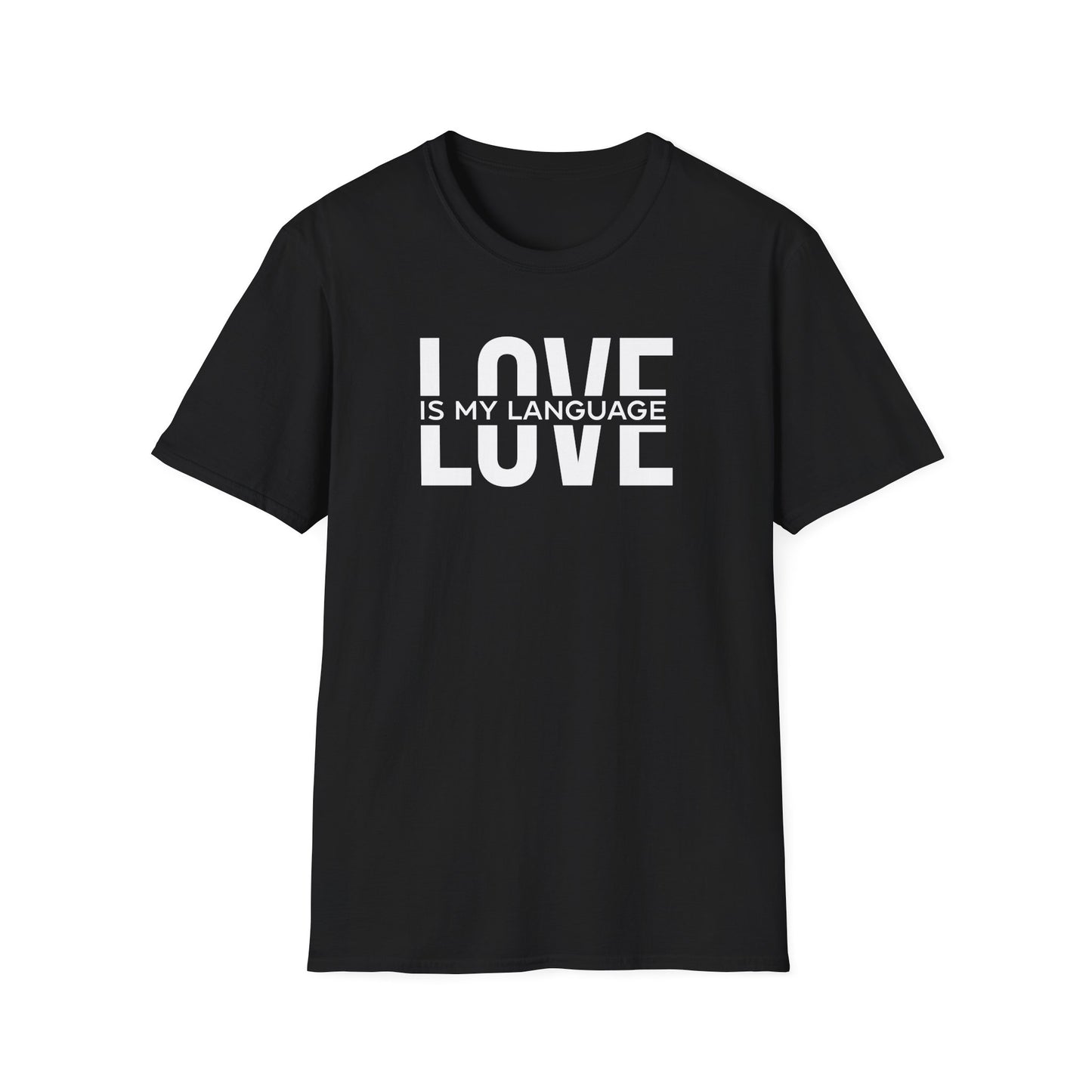 Love is My Language Unisex Softstyle T-Shirt - Comfortable & Stylish Casual Wear for Gifts