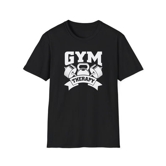 Gym Therapy Unisex Softstyle T-Shirt - Workout Motivation Tee