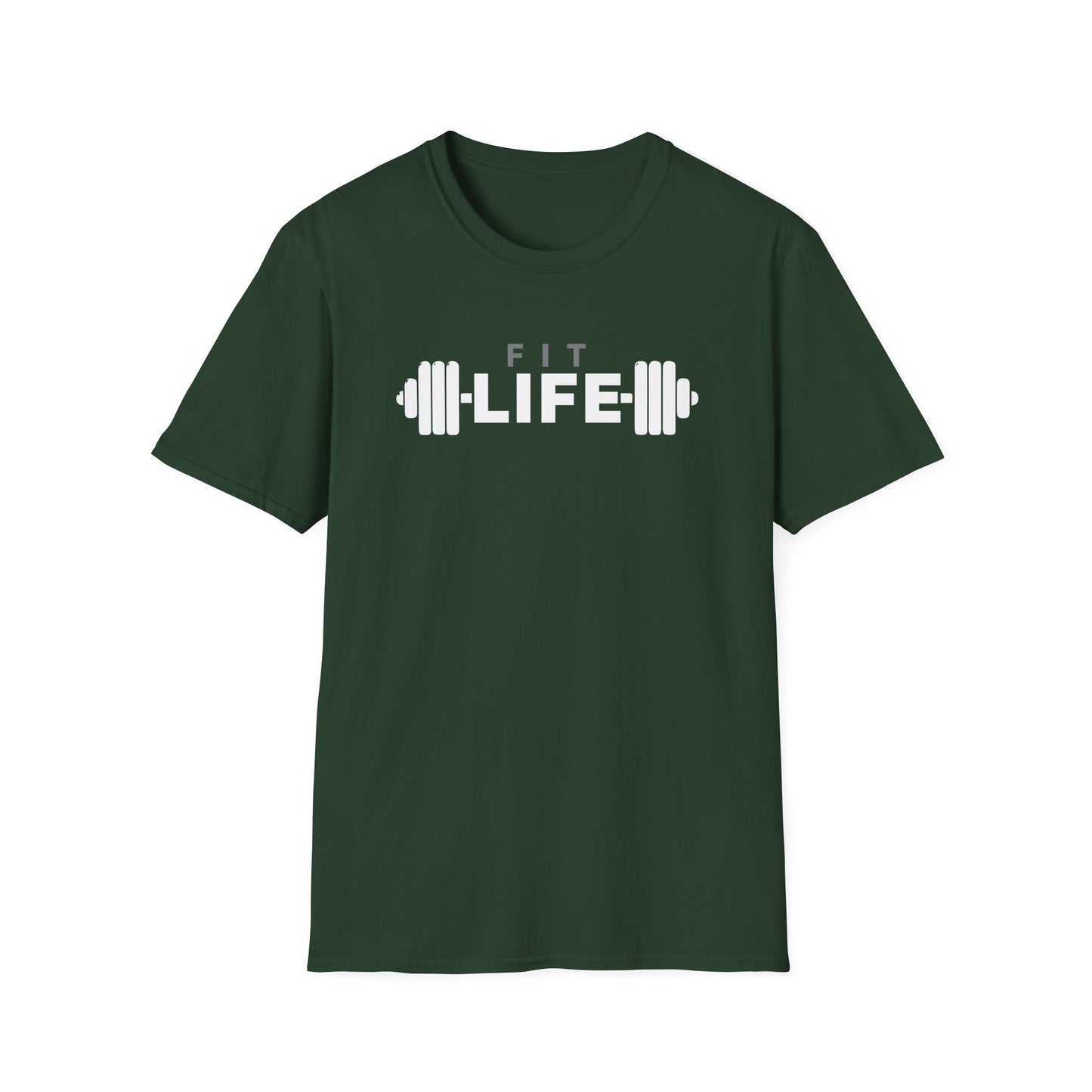 Fit Life Unisex Softstyle T-Shirt - Motivational Gym Wear