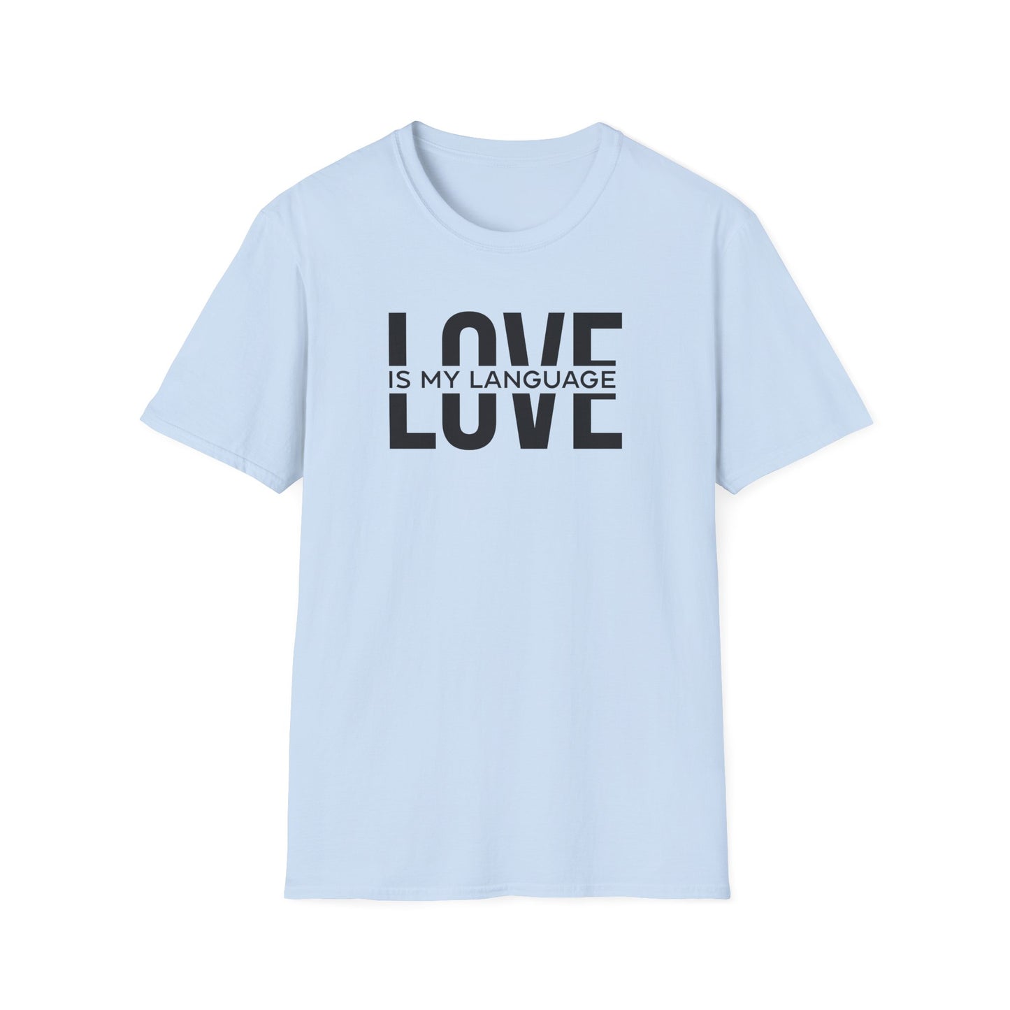 Love is My Language Unisex Softstyle T-Shirt - Comfortable & Stylish Casual Wear for Gifts