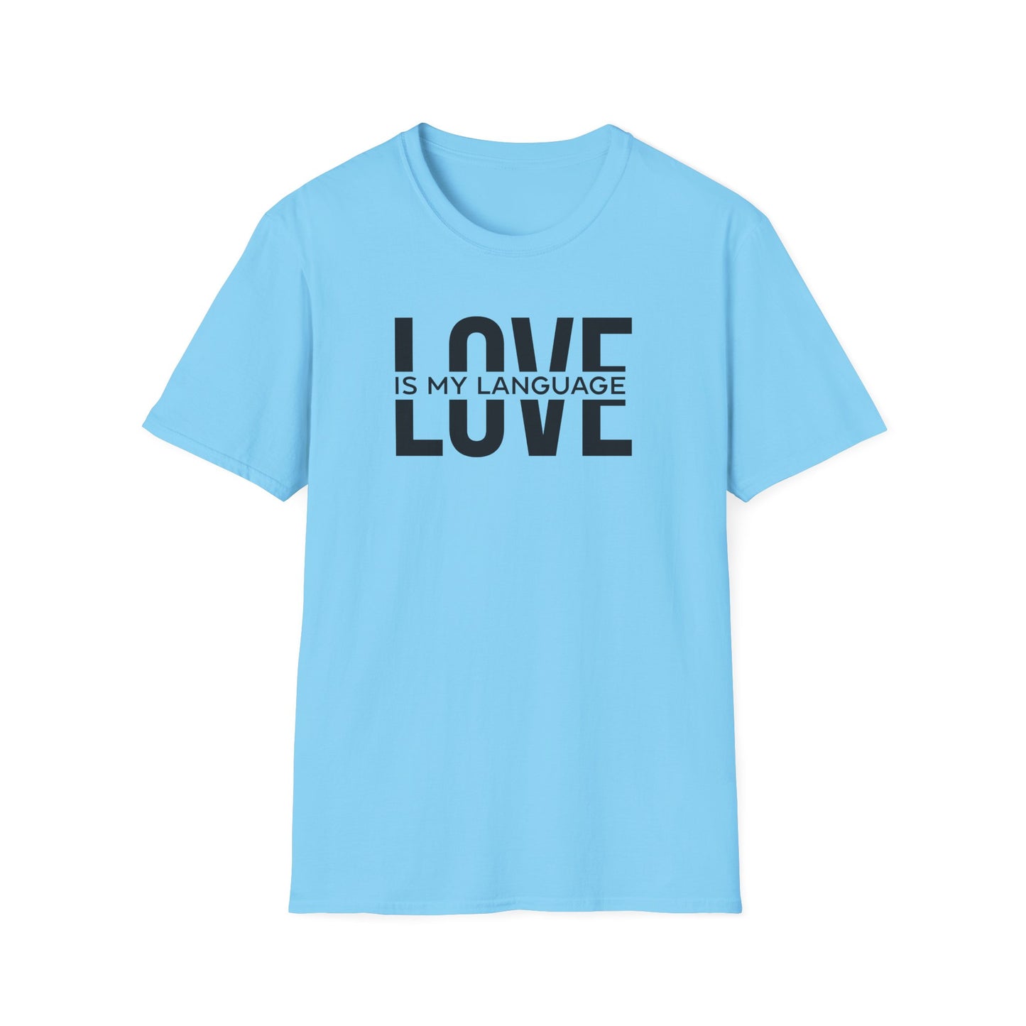 Love is My Language Unisex Softstyle T-Shirt - Comfortable & Stylish Casual Wear for Gifts