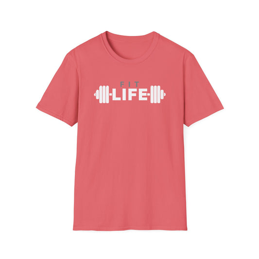 Fit Life Unisex Softstyle T-Shirt - Motivational Gym Wear