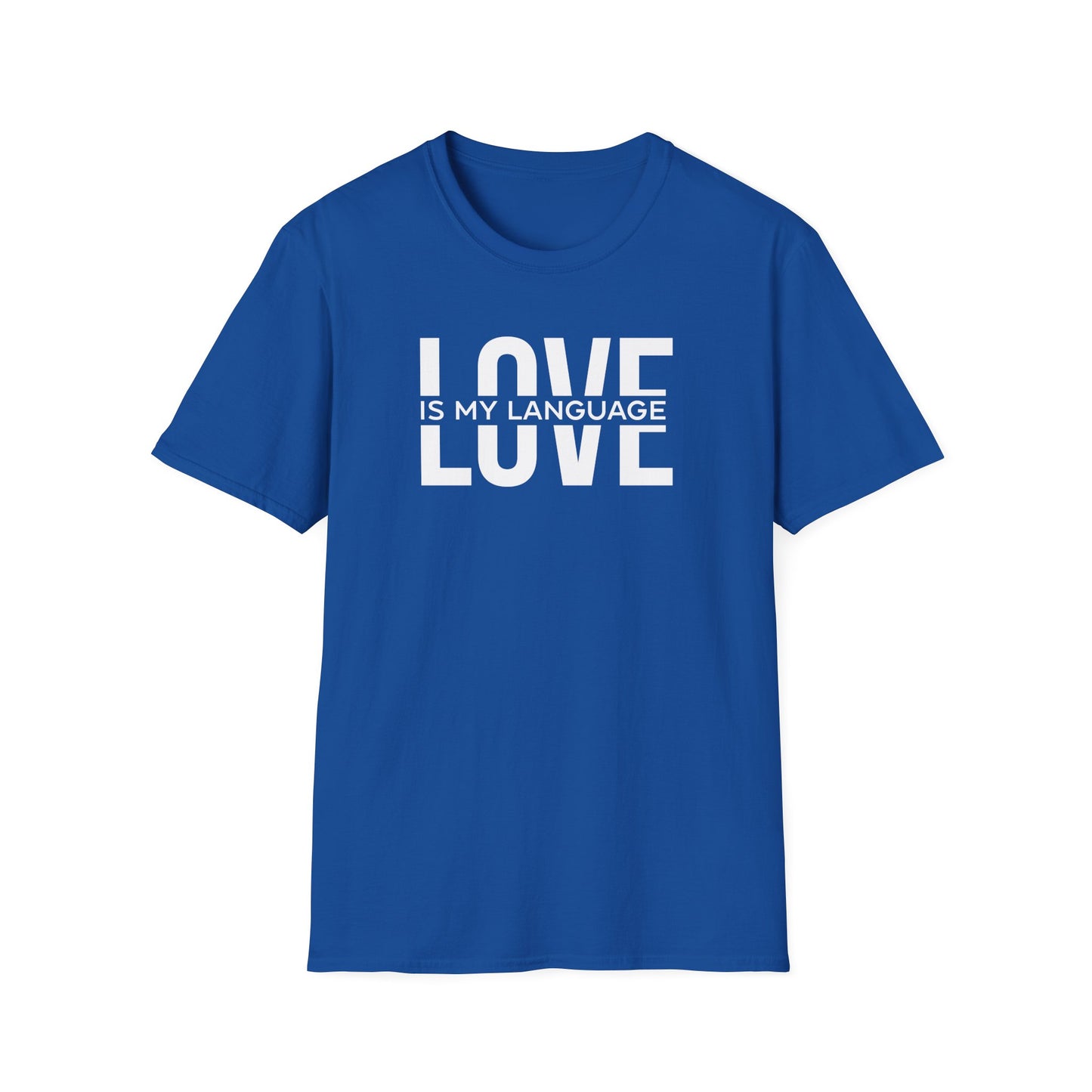 Love is My Language Unisex Softstyle T-Shirt - Comfortable & Stylish Casual Wear for Gifts