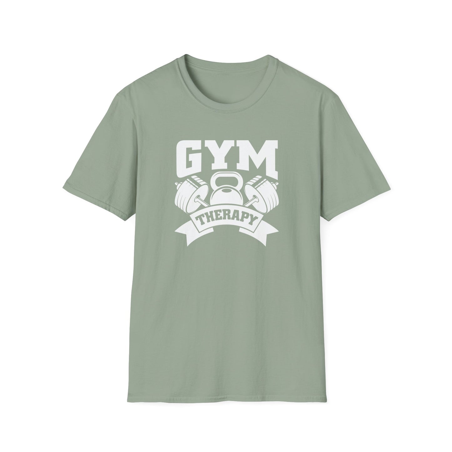 Gym Therapy Unisex Softstyle T-Shirt - Workout Motivation Tee