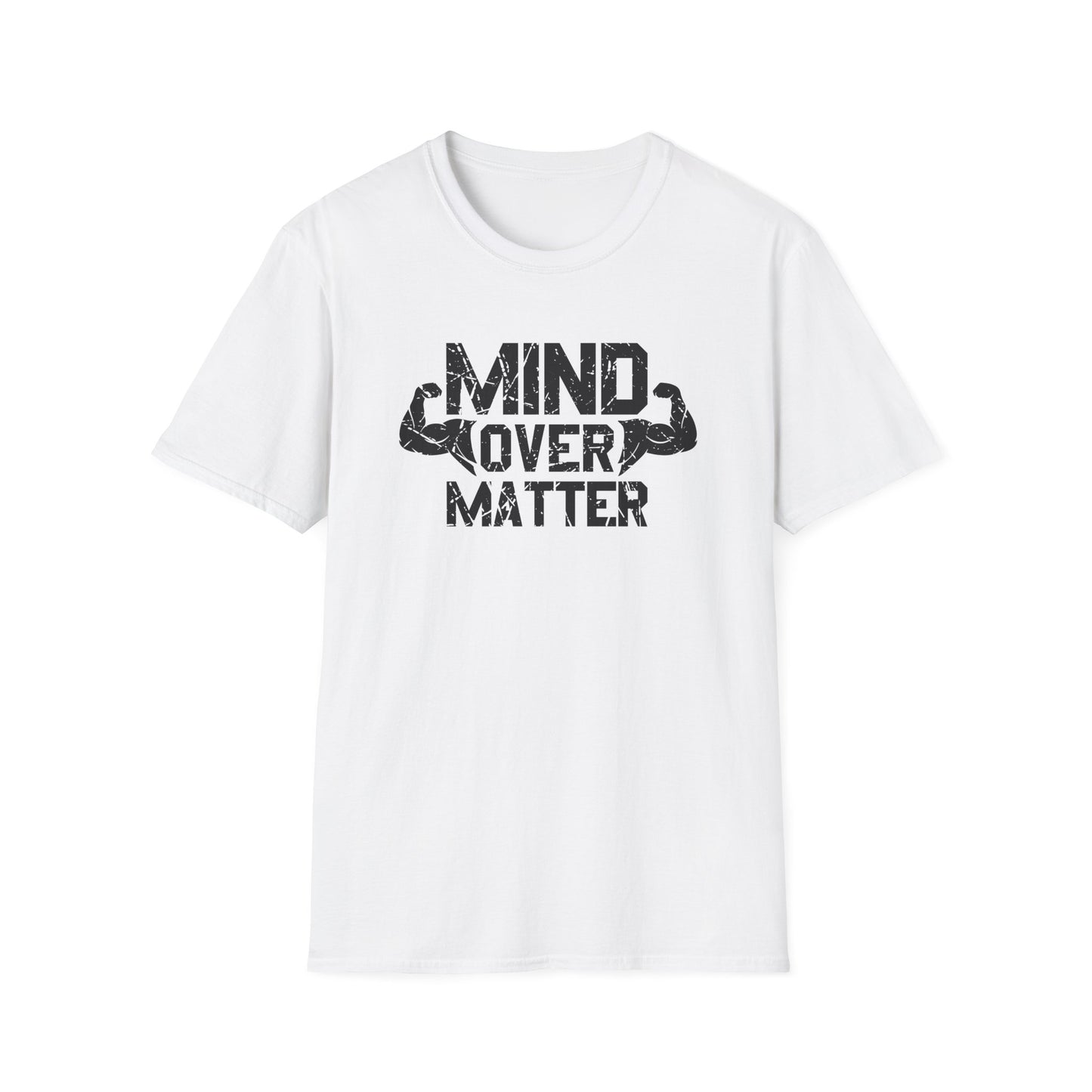 Mind Over Matter Unisex Softstyle T-Shirt - Motivational Fitness Tee