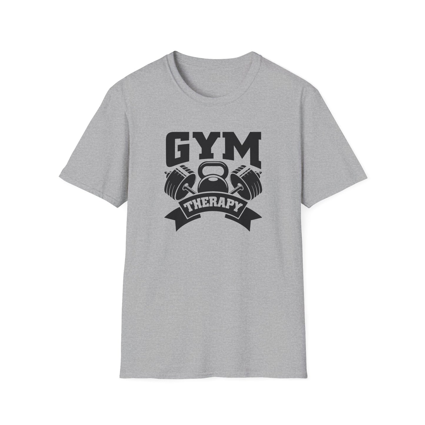 Gym Therapy Unisex Softstyle T-Shirt - Workout Motivation Tee