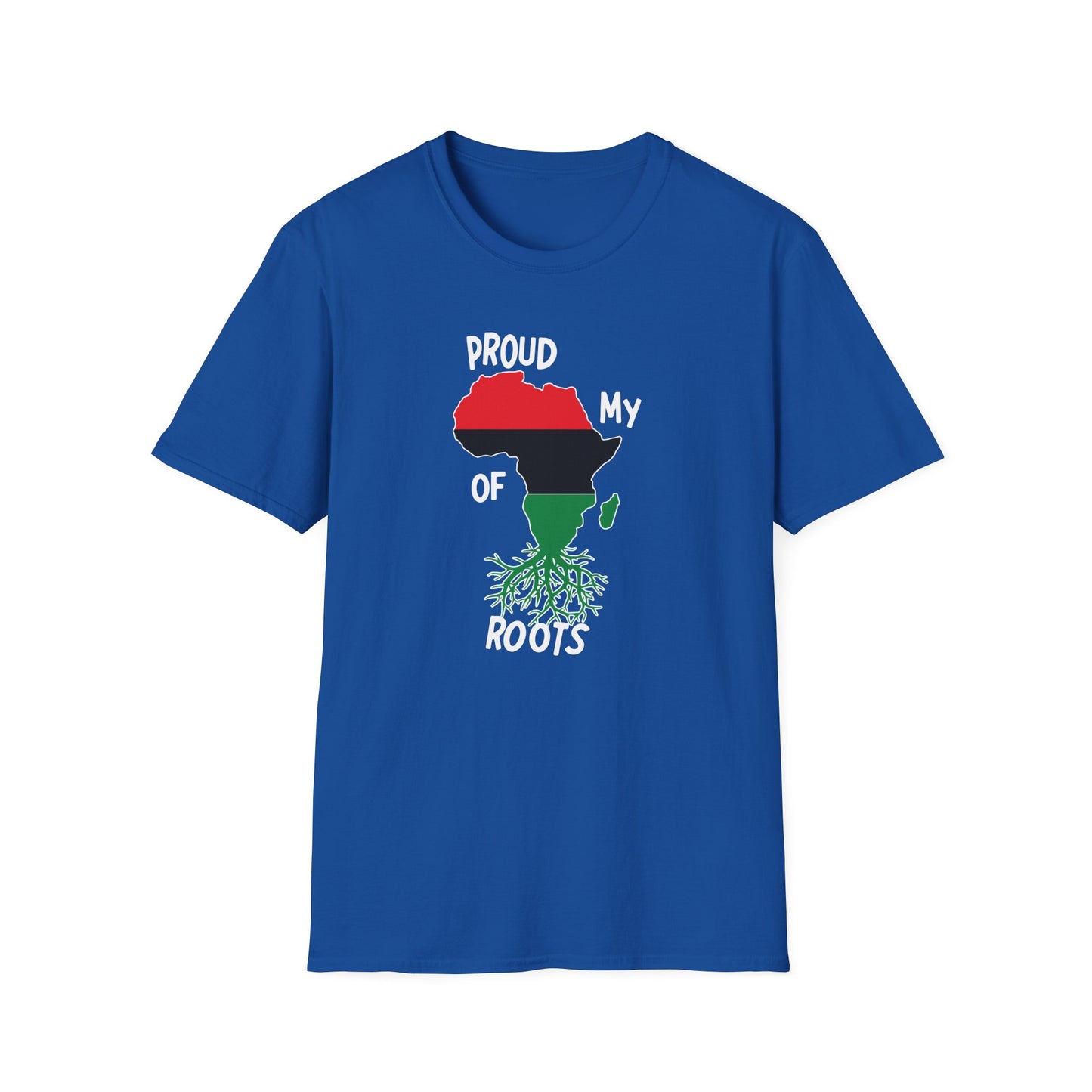 Proud Of My Roots Unisex Softstyle T-Shirt - Celebrate African Heritage