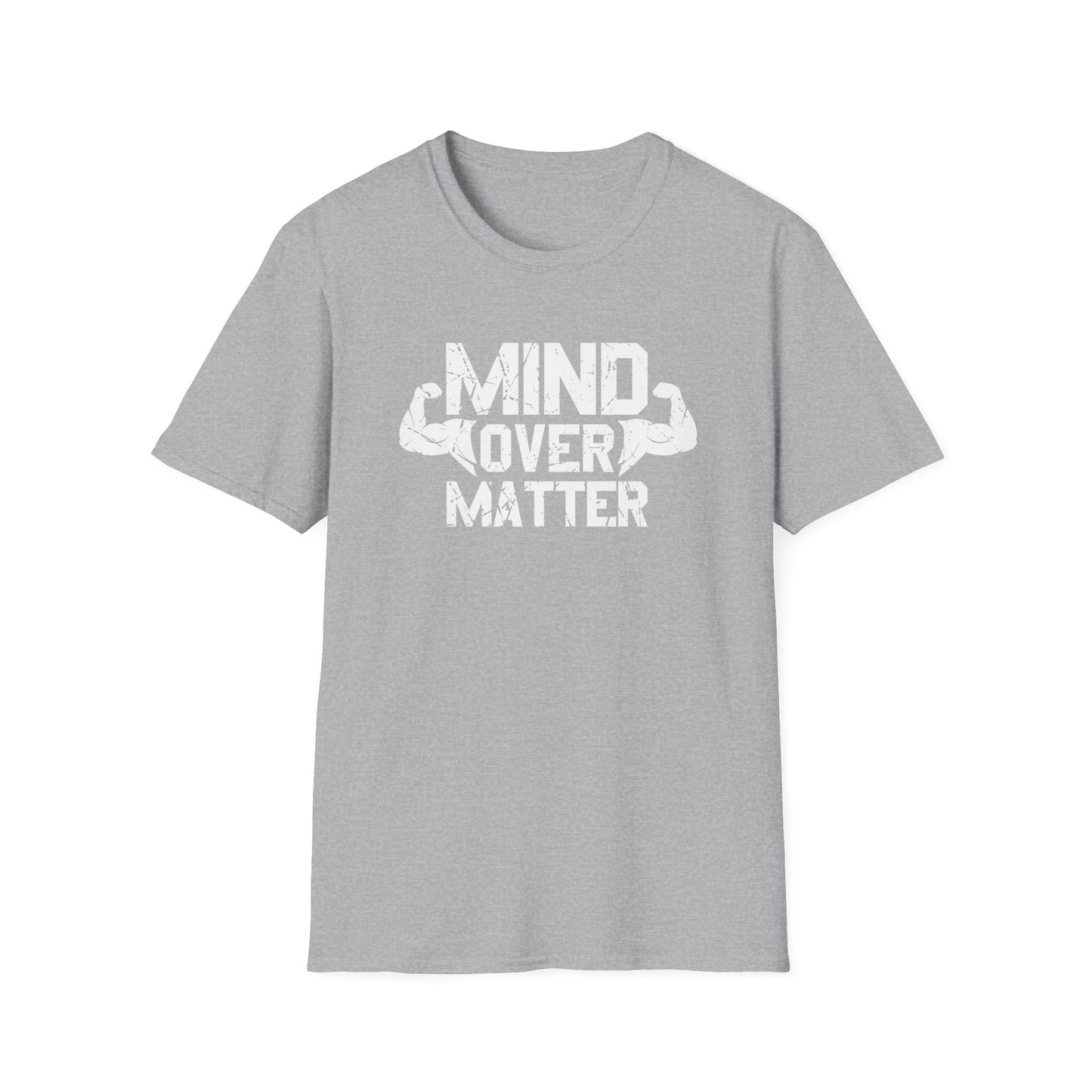 Mind Over Matter Unisex Softstyle T-Shirt - Motivational Fitness Tee