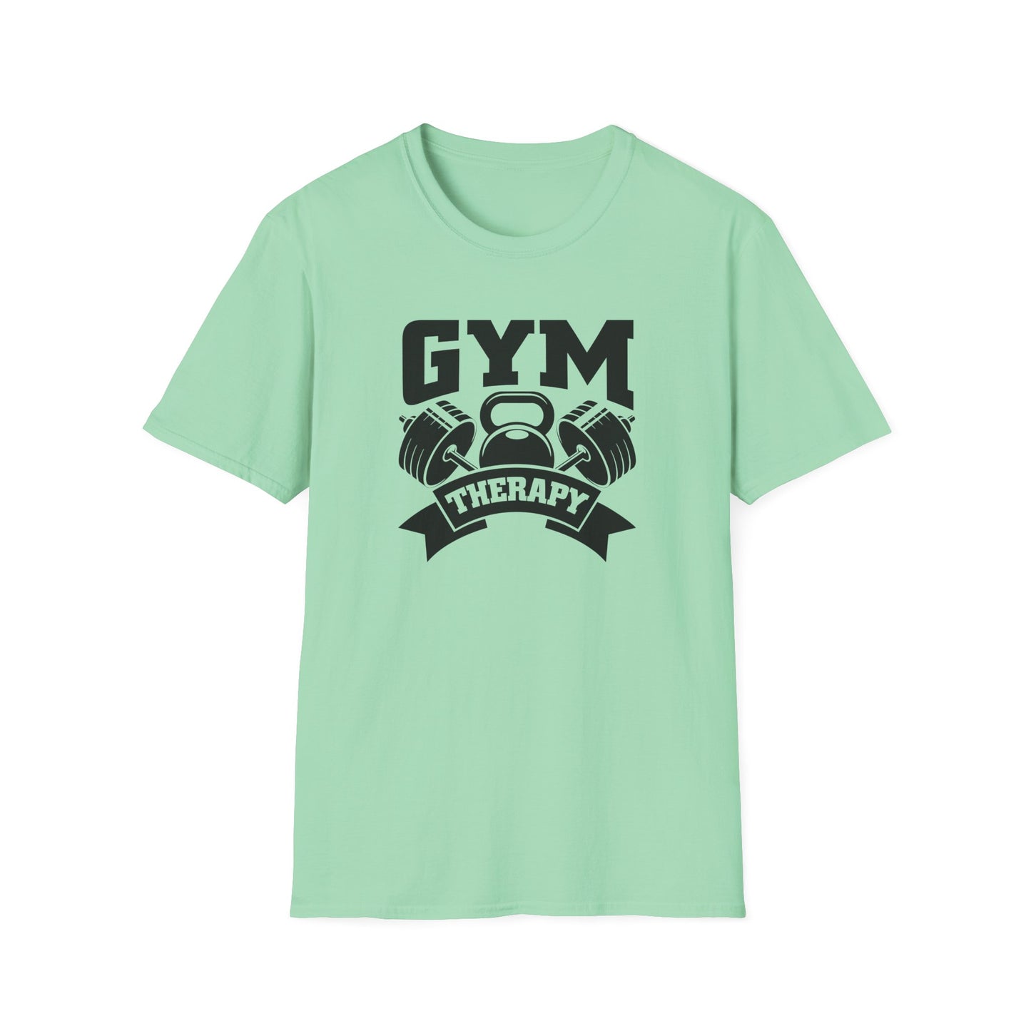 Gym Therapy Unisex Softstyle T-Shirt - Workout Motivation Tee