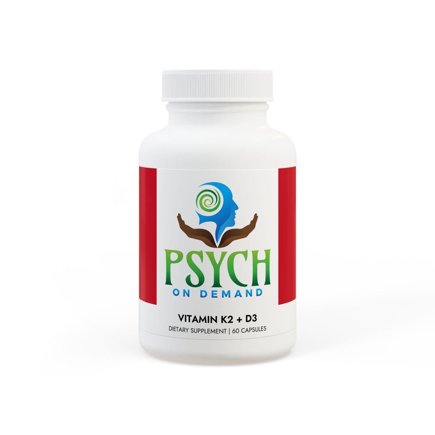 Vitamin K2 + D3 Supplement (60 Capsules)