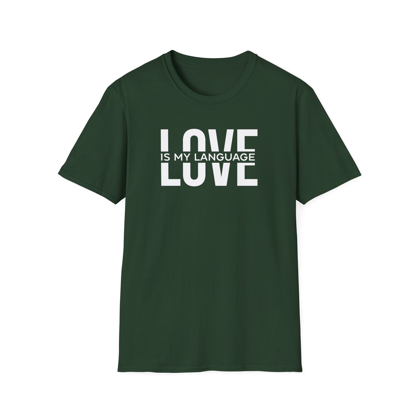 Love is My Language Unisex Softstyle T-Shirt - Comfortable & Stylish Casual Wear for Gifts