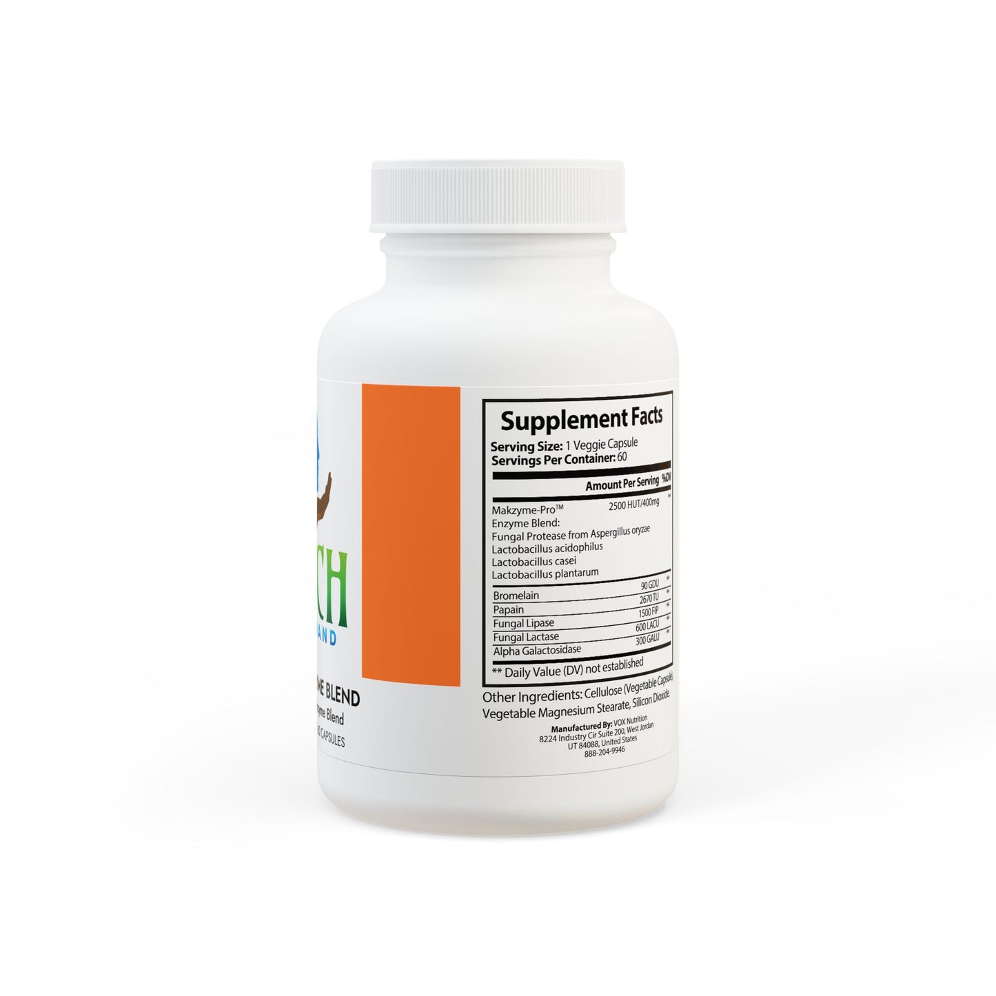 Digestive Enzyme Blend Supplement (60 Capsules)