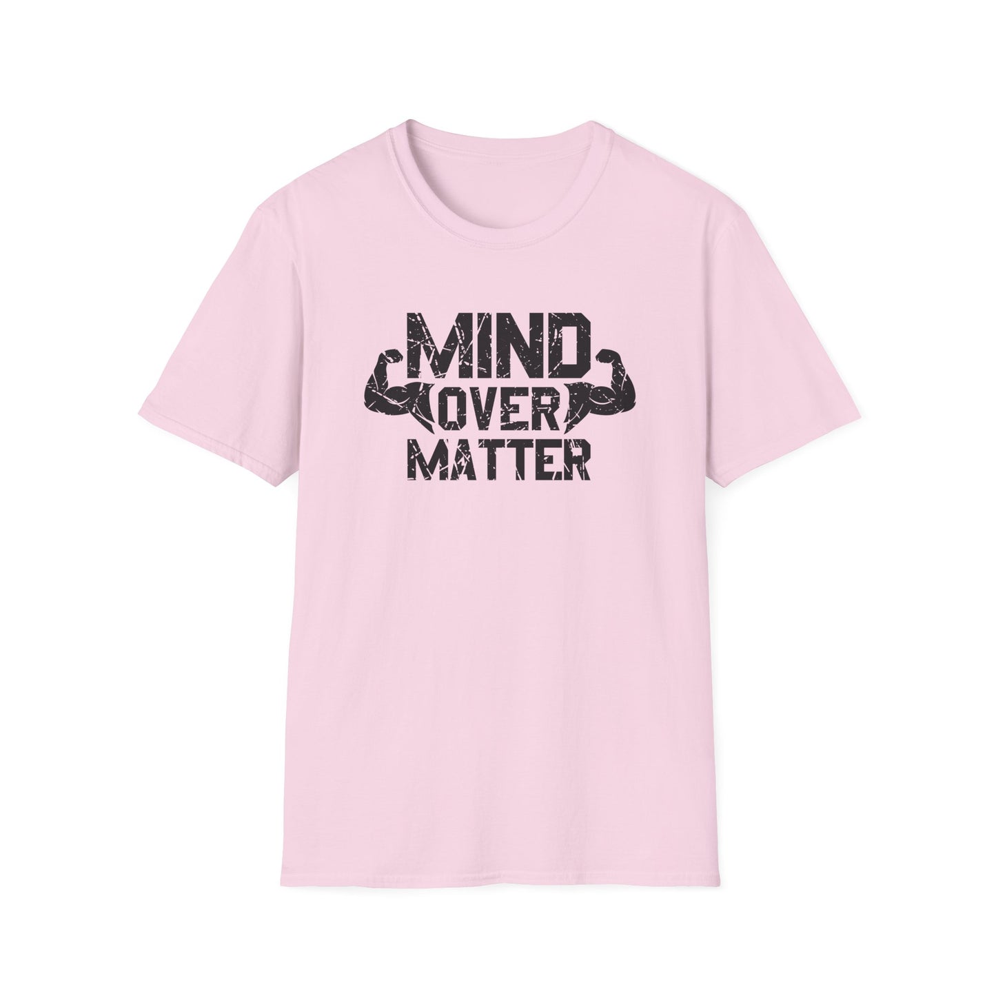 Mind Over Matter Unisex Softstyle T-Shirt - Motivational Fitness Tee