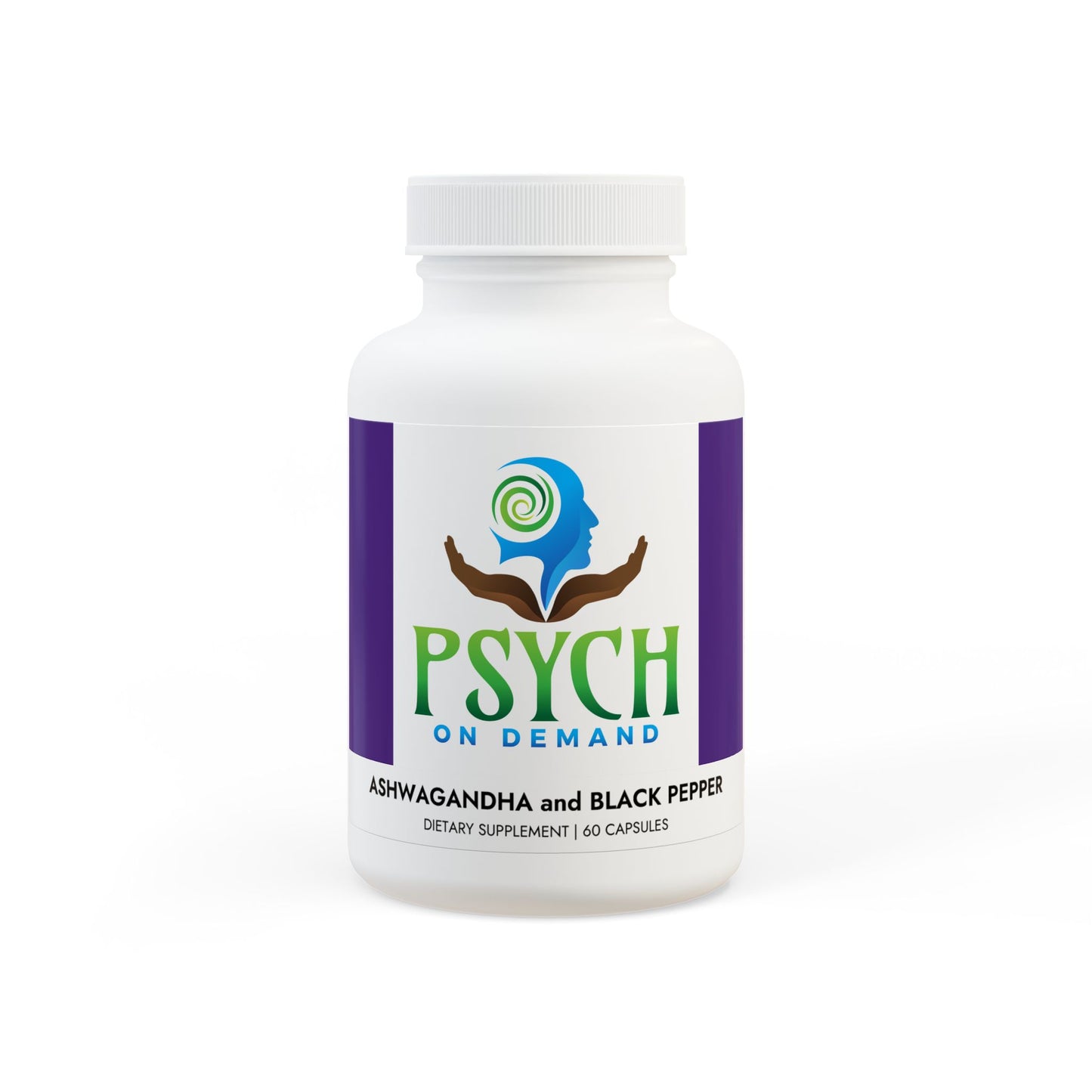 Ashwagandha and Black Pepper Supplement (60 capsules)