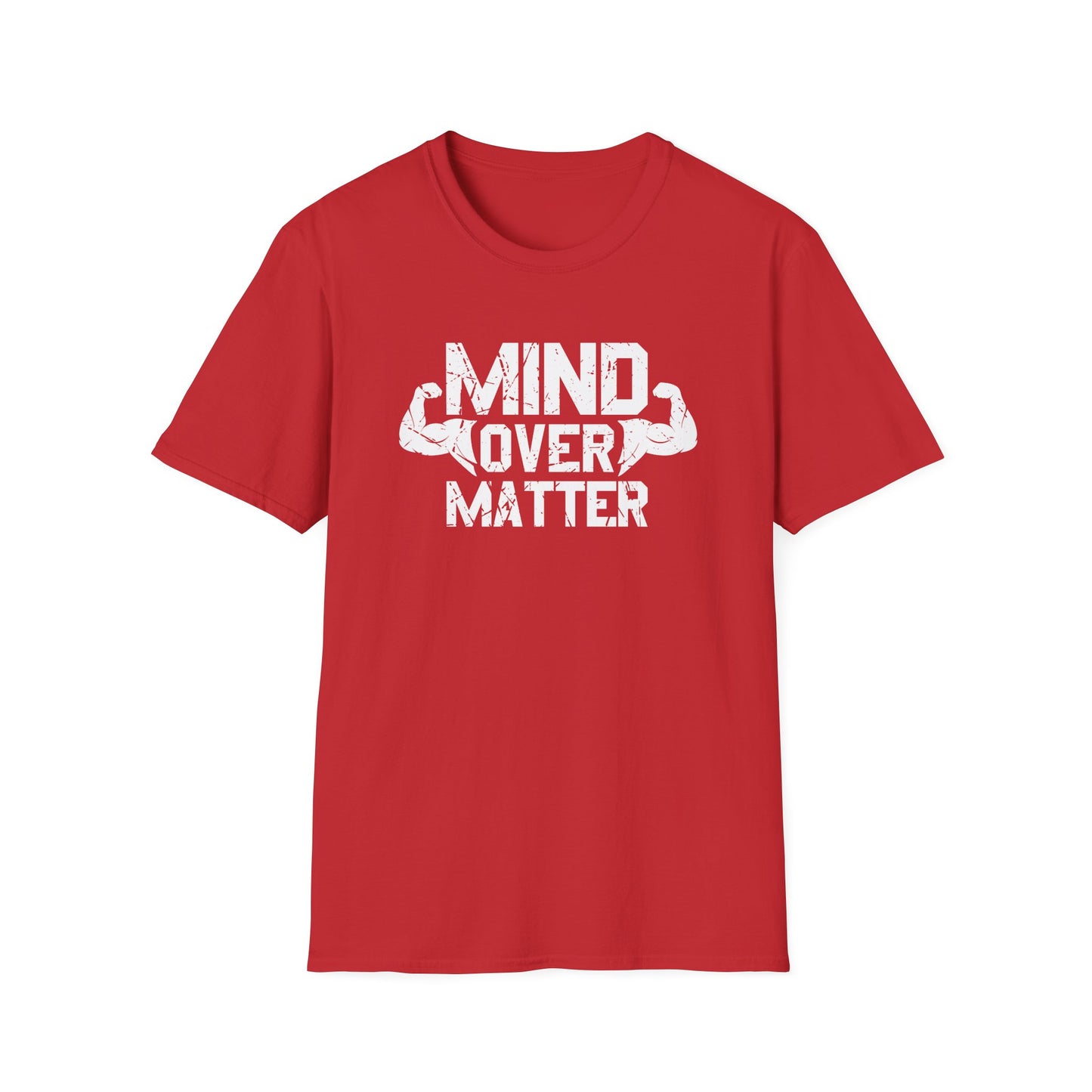 Mind Over Matter Unisex Softstyle T-Shirt - Motivational Fitness Tee