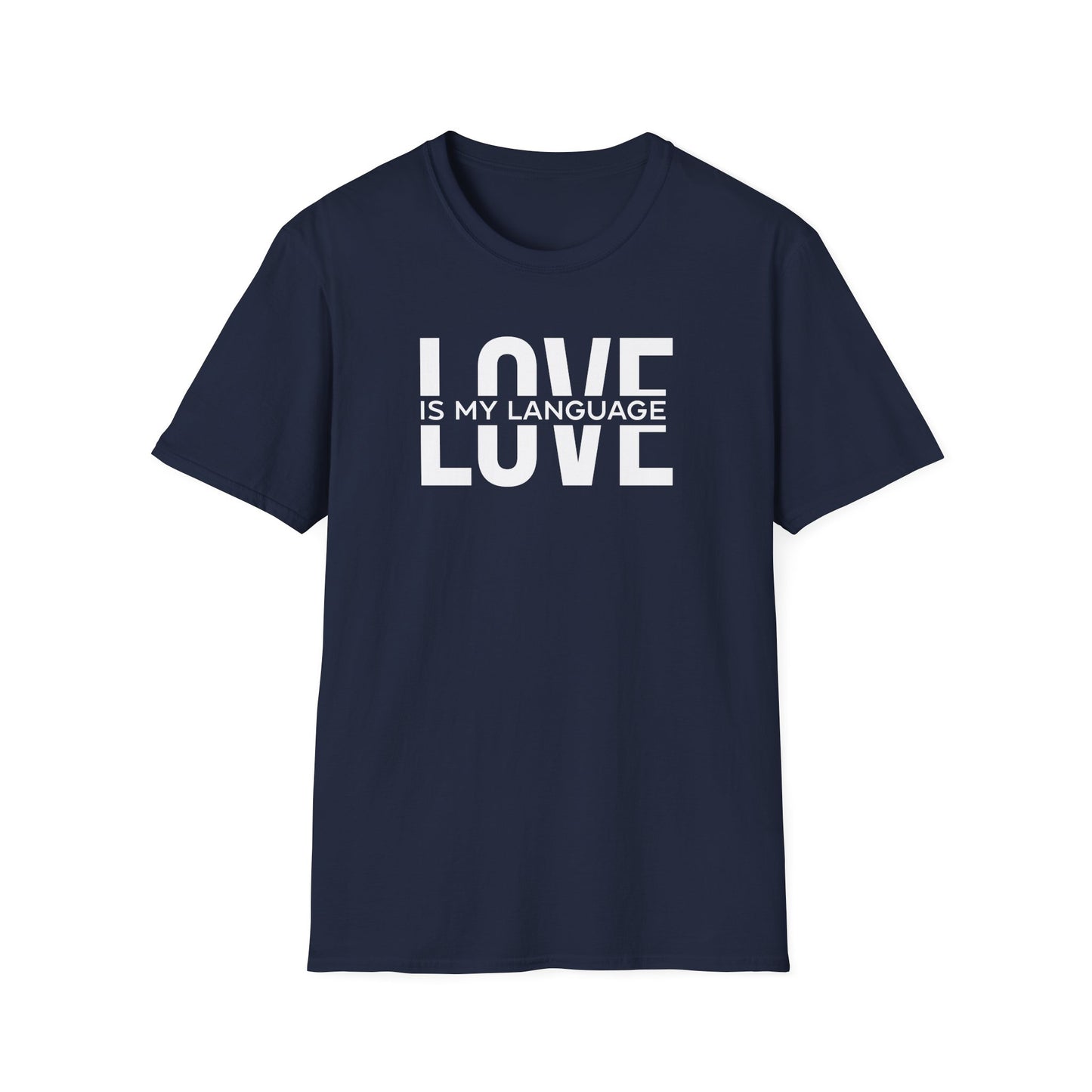 Love is My Language Unisex Softstyle T-Shirt - Comfortable & Stylish Casual Wear for Gifts
