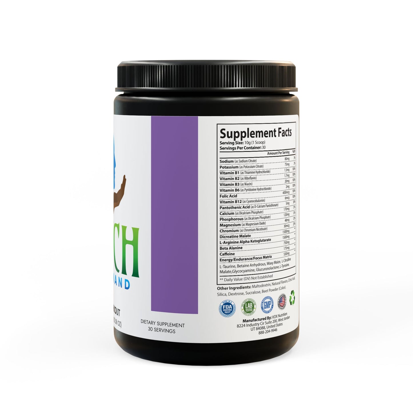 Pre-Workout Supplement, Watermelon (300g, 10.58oz)