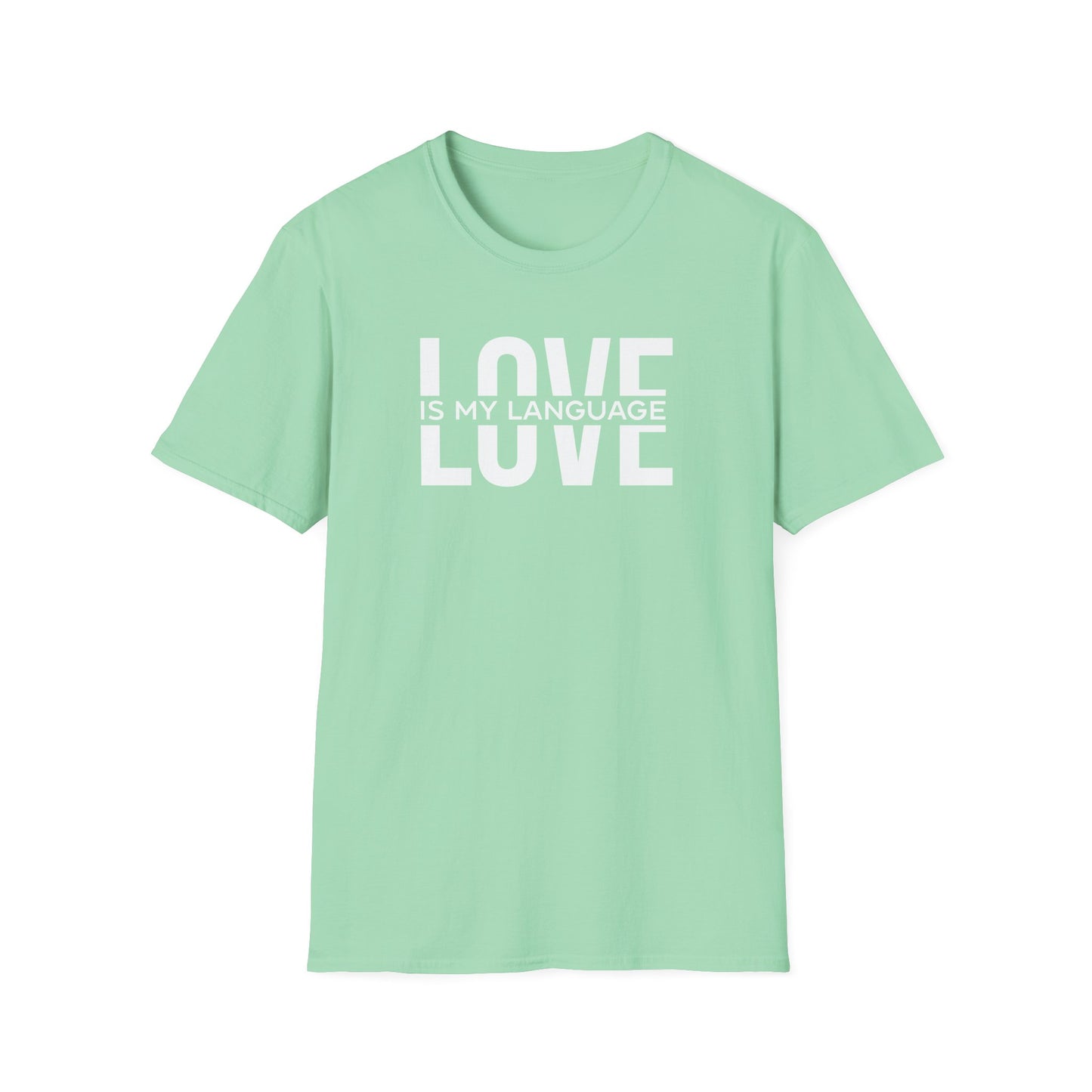 Love is My Language Unisex Softstyle T-Shirt - Comfortable & Stylish Casual Wear for Gifts