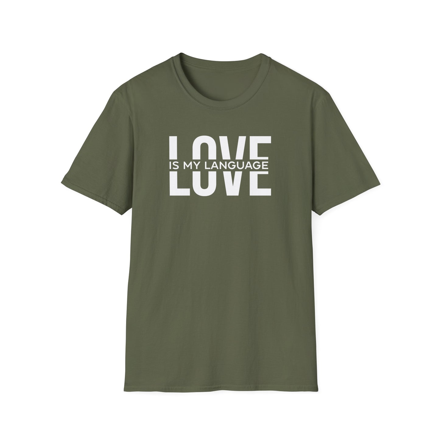 Love is My Language Unisex Softstyle T-Shirt - Comfortable & Stylish Casual Wear for Gifts