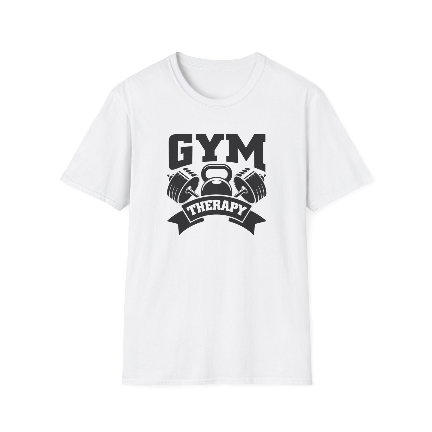 Gym Therapy Unisex Softstyle T-Shirt - Workout Motivation Tee