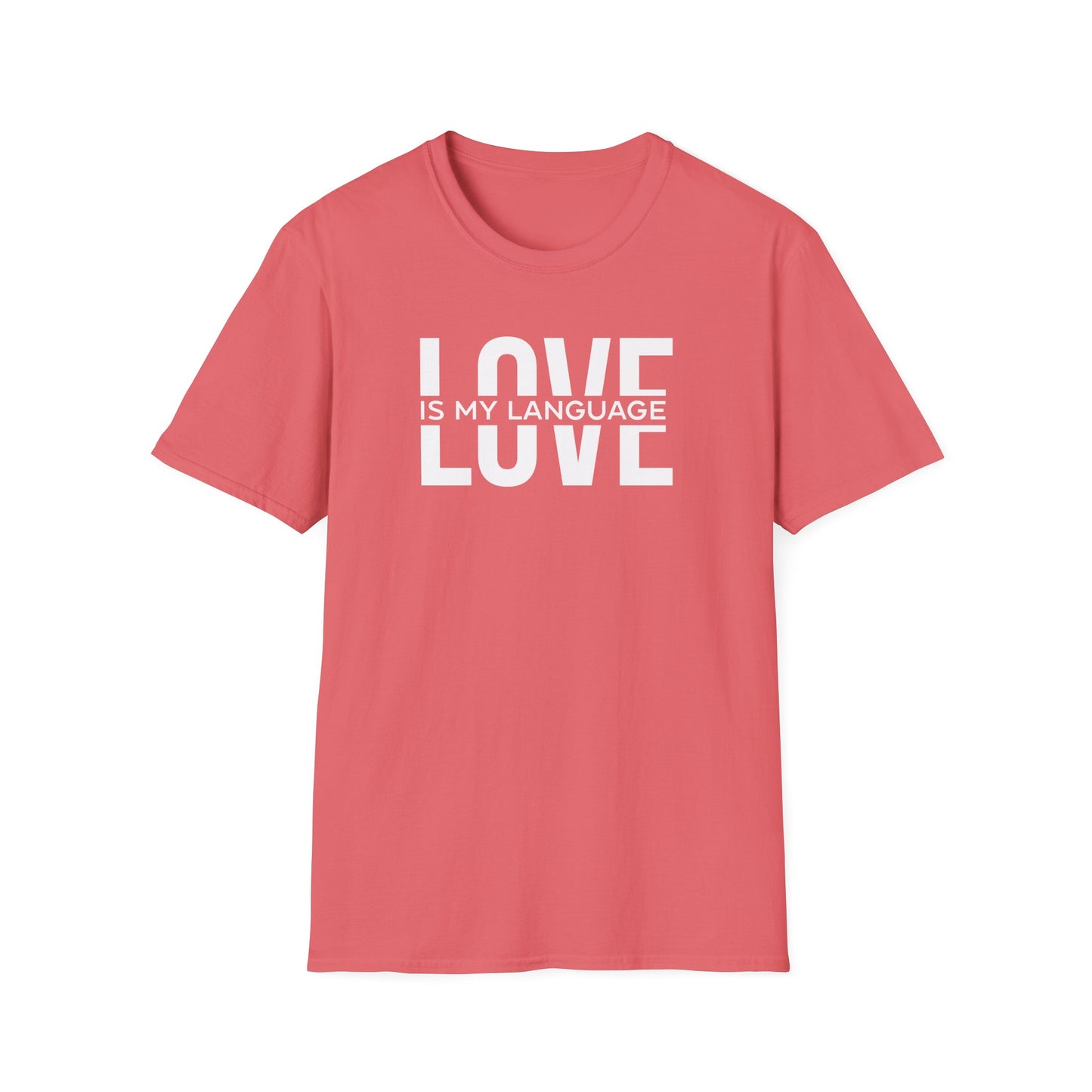 Love is My Language Unisex Softstyle T-Shirt - Comfortable & Stylish Casual Wear for Gifts