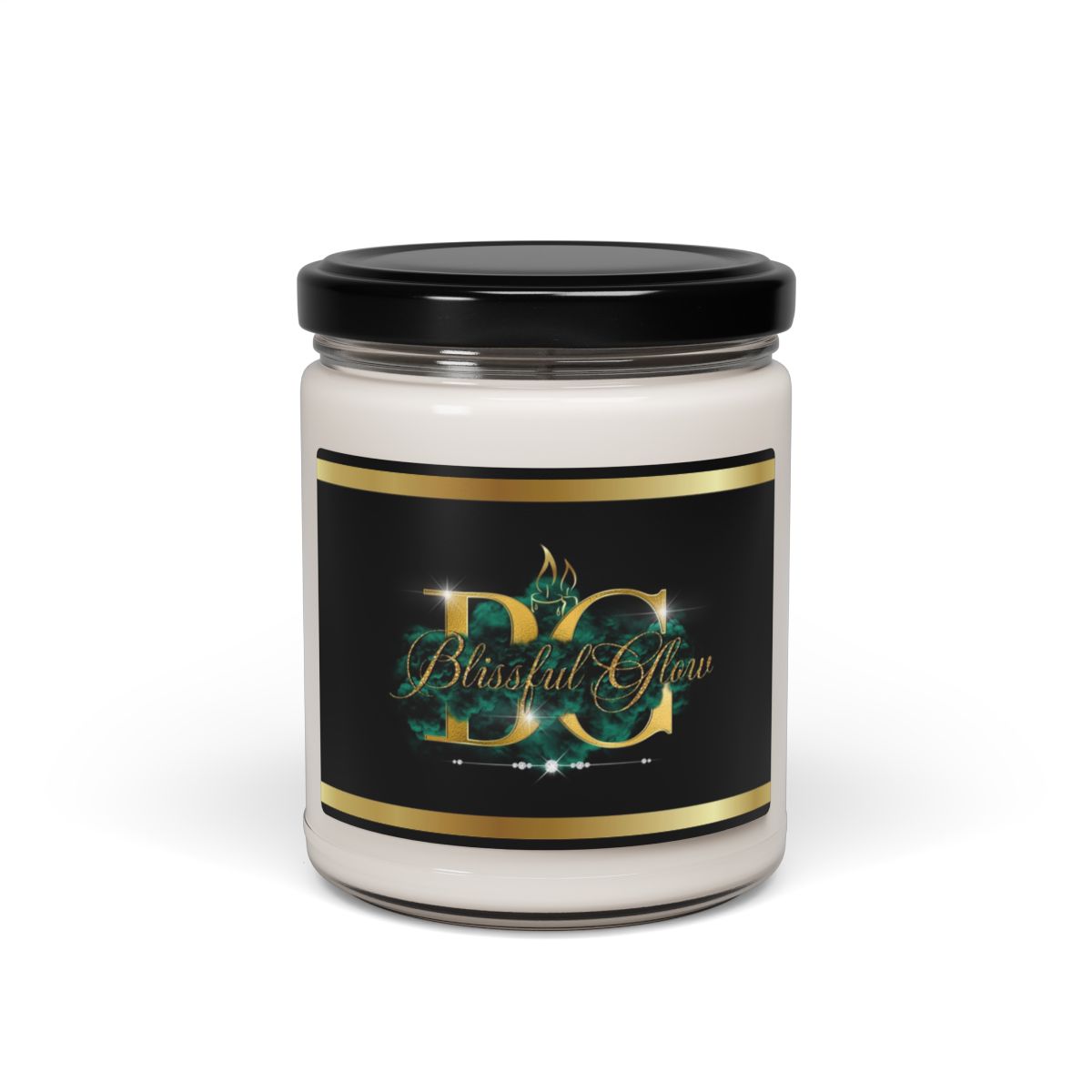 Blissful Glow Scented Soy Candle - 9oz Aromatherapy Candle for Relaxation and Self-Care
