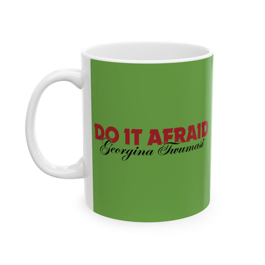 Inspirational Ceramic Coffee Mug - "Do It" Motivational Quote - 11oz & 15oz