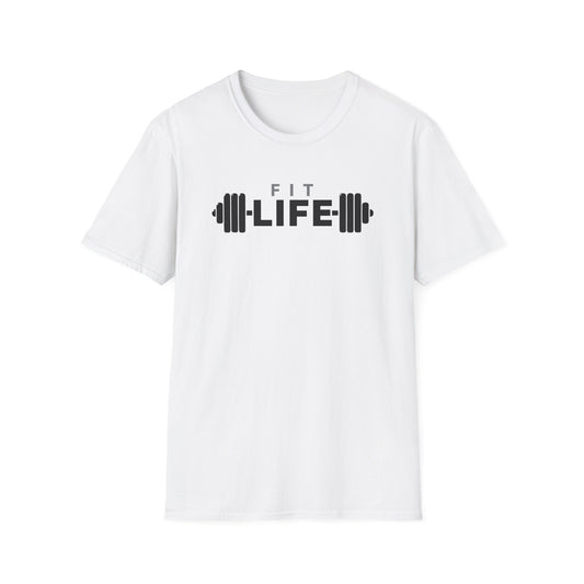 Fit Life Unisex Softstyle T-Shirt - Motivational Gym Wear