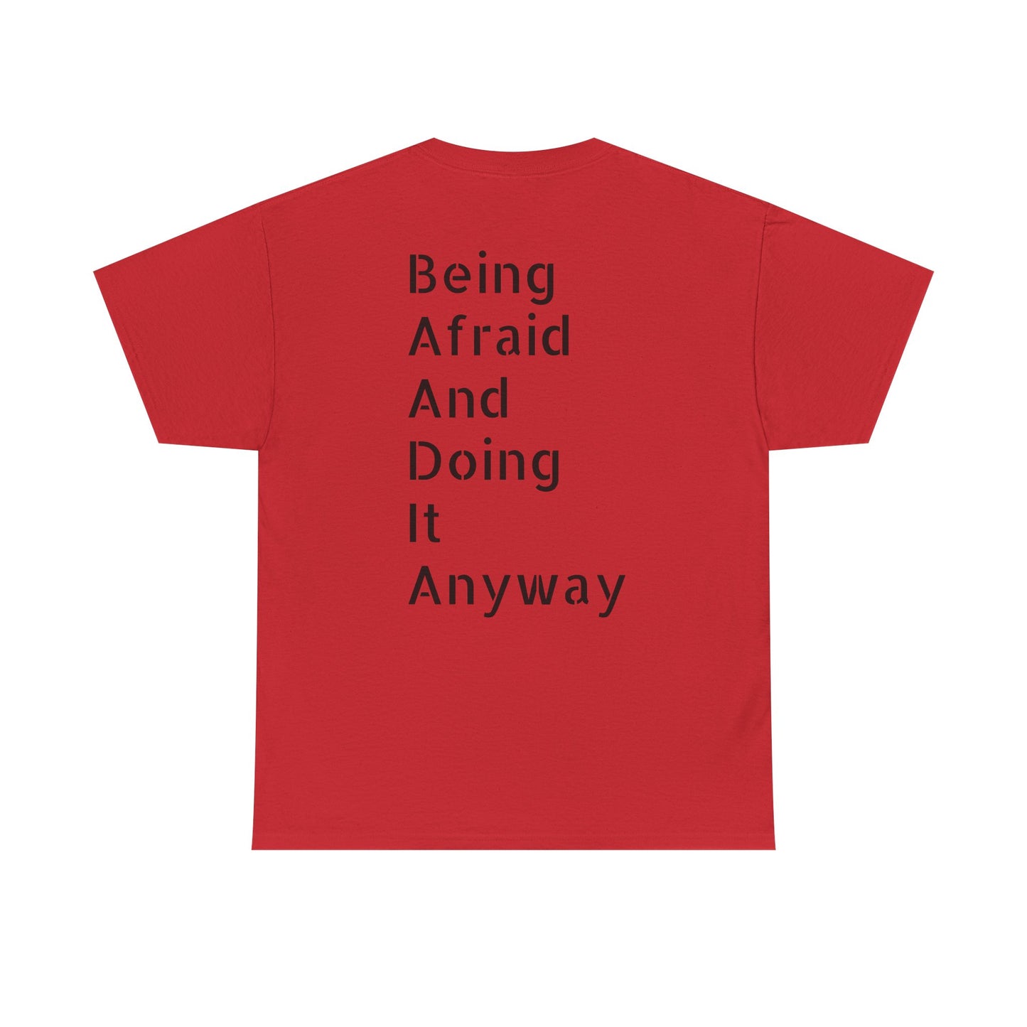 T-Shirt — "Do It Afraid" Inspirational Graphic Tee