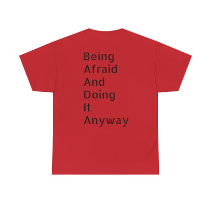 T-Shirt — "Do It Afraid" Inspirational Graphic Tee