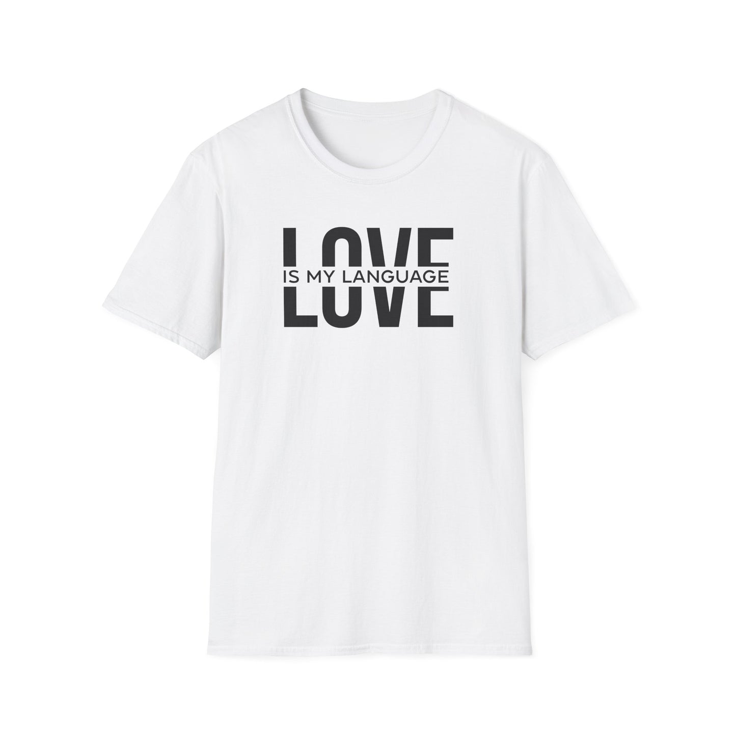 Love is My Language Unisex Softstyle T-Shirt - Comfortable & Stylish Casual Wear for Gifts