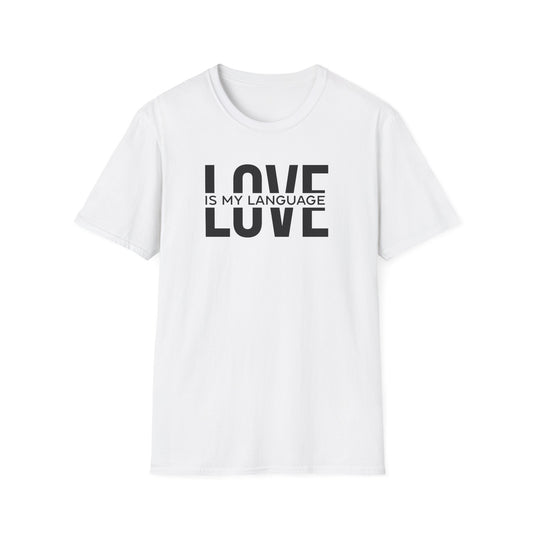 Love is My Language Unisex Softstyle T-Shirt - Comfortable & Stylish Casual Wear for Gifts