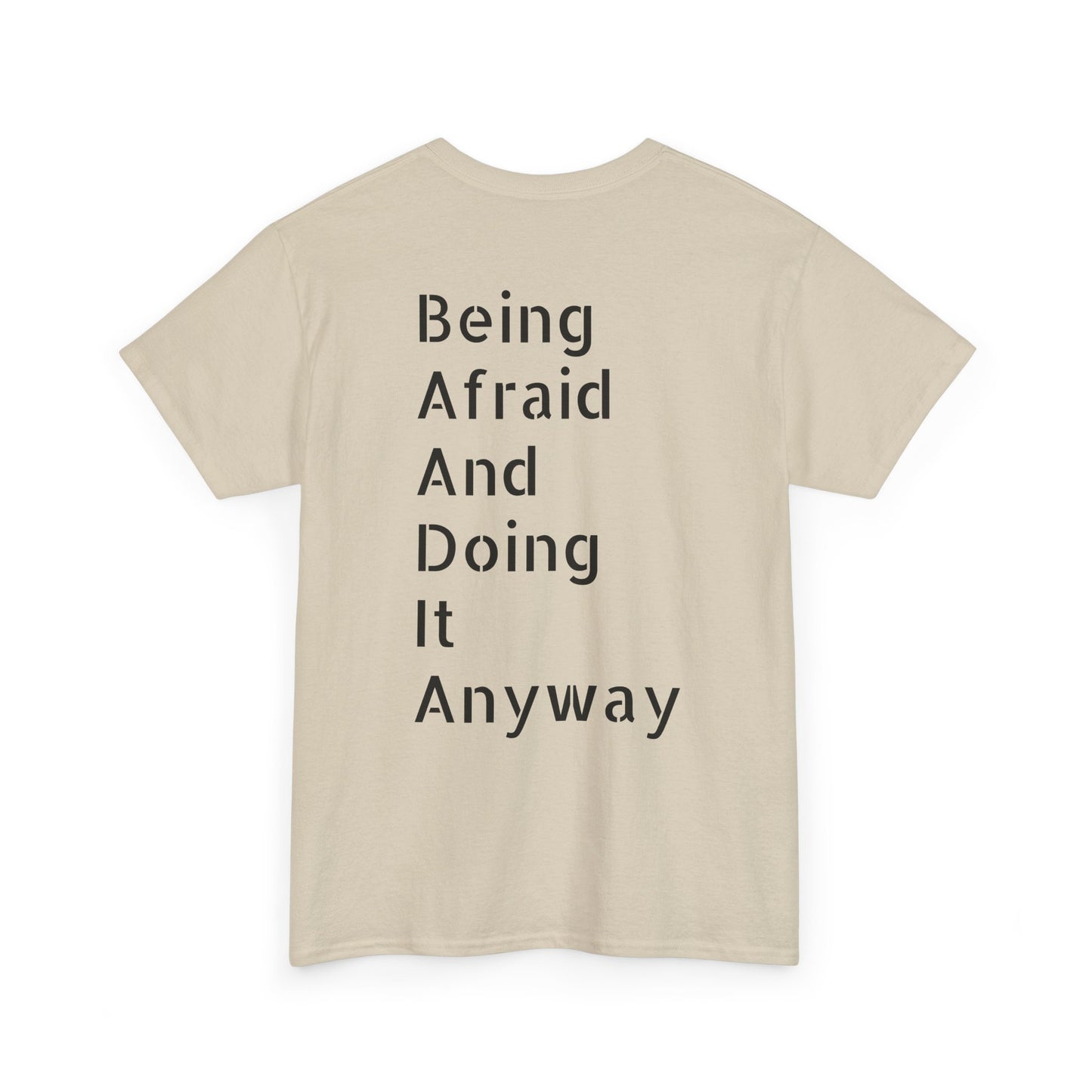 T-Shirt — "Do It Afraid" Inspirational Graphic Tee