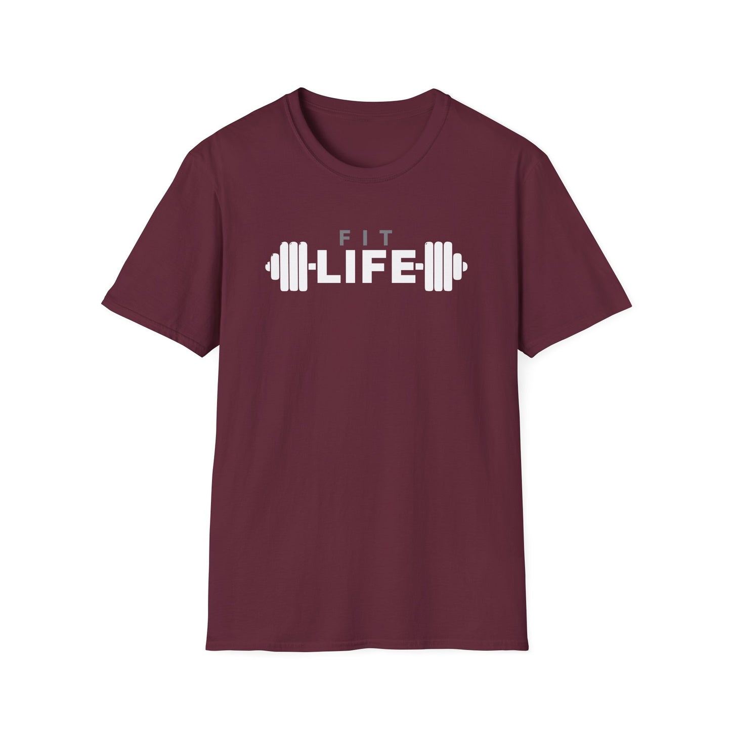 Fit Life Unisex Softstyle T-Shirt - Motivational Gym Wear