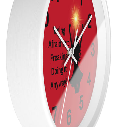 Motivational Wall Clock - 'Being Afraid but Freaking Doing it Anyway!' - Home Decor, Inspirational Gifts, Office Decor, Self-Care, [...]