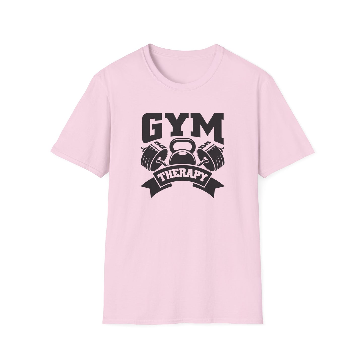 Gym Therapy Unisex Softstyle T-Shirt - Workout Motivation Tee