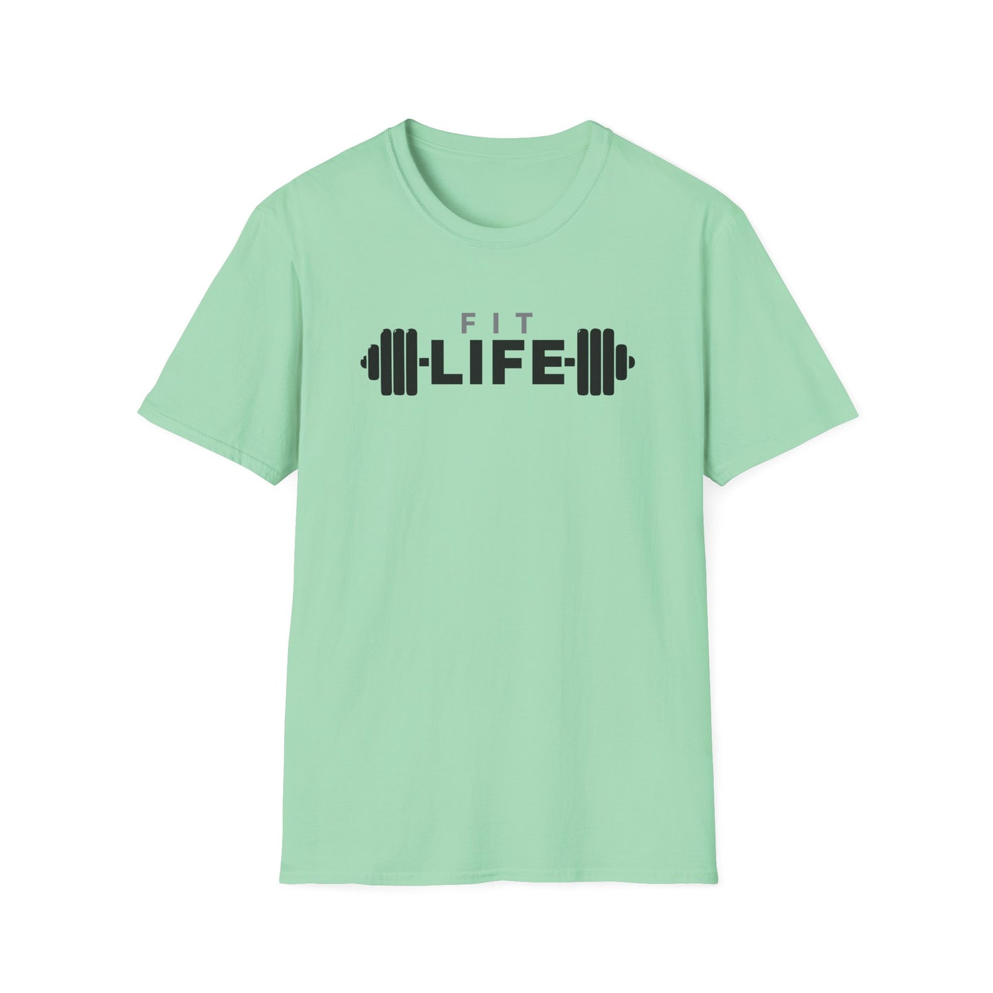 Fit Life Unisex Softstyle T-Shirt - Motivational Gym Wear