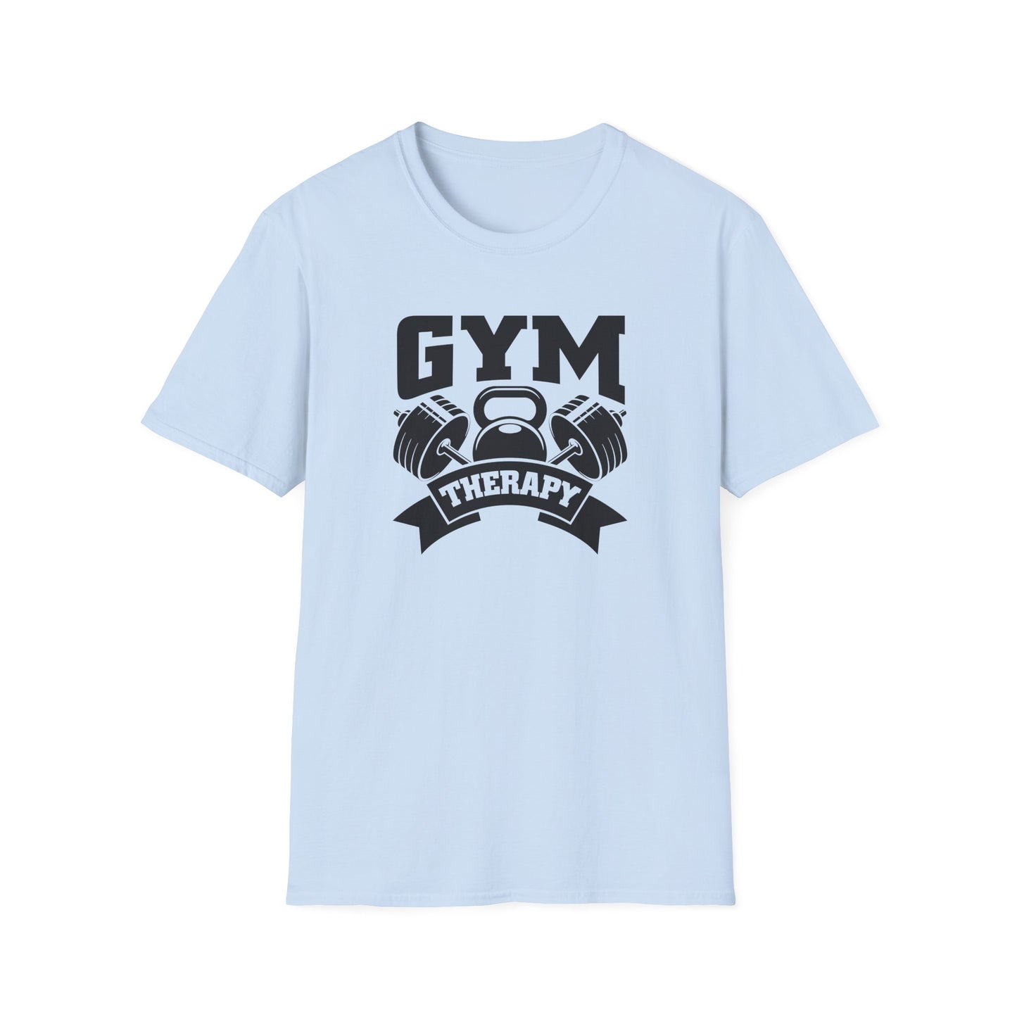 Gym Therapy Unisex Softstyle T-Shirt - Workout Motivation Tee