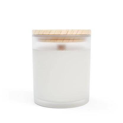 Luxury Frosted Glass Candle - Blissful Glow, 11oz | Eco-Friendly, Home Decor, Gift Idea
