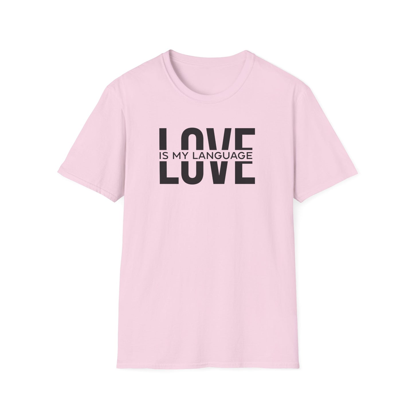 Love is My Language Unisex Softstyle T-Shirt - Comfortable & Stylish Casual Wear for Gifts