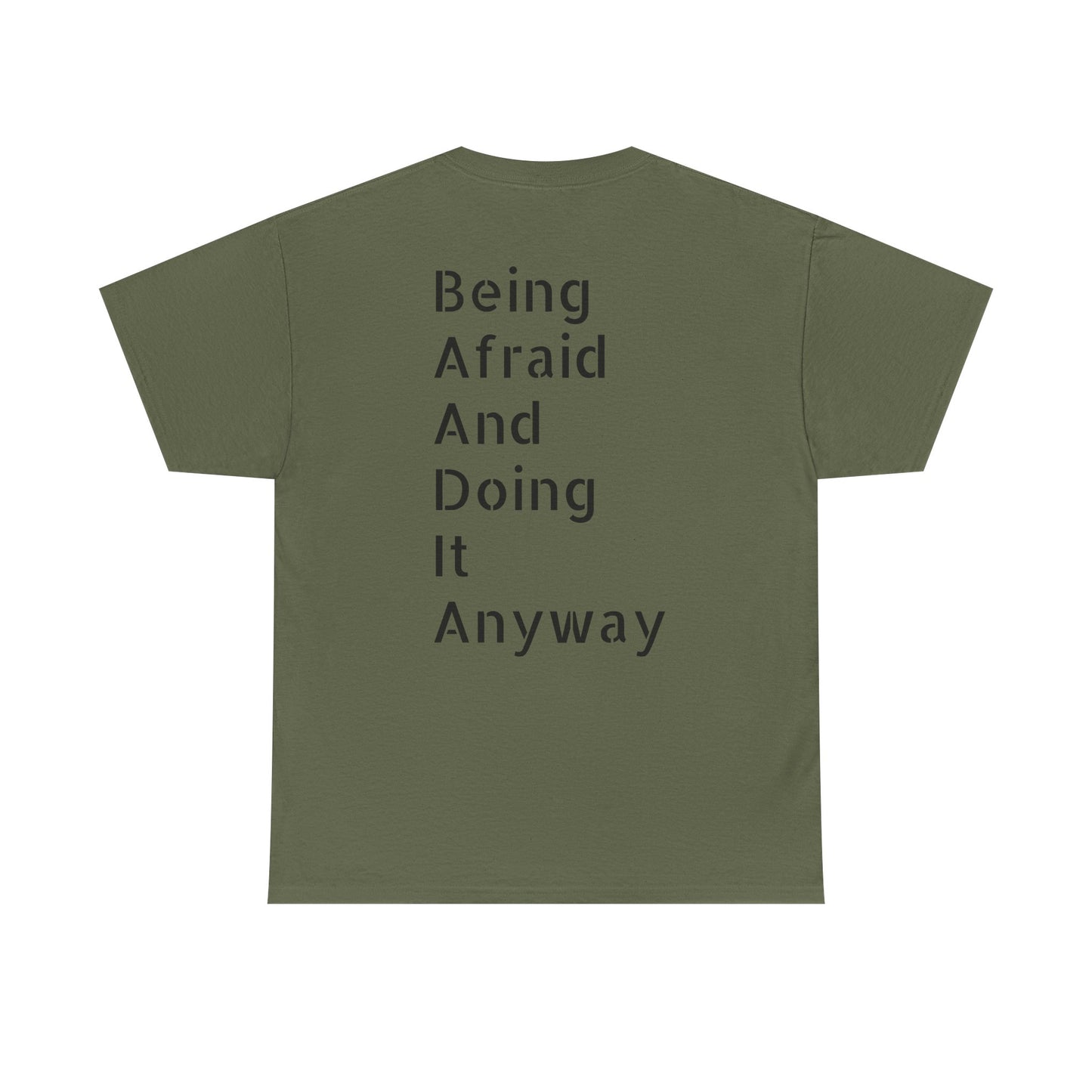 T-Shirt — "Do It Afraid" Inspirational Graphic Tee