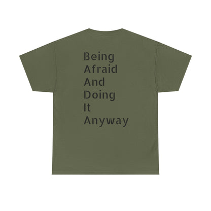 T-Shirt — "Do It Afraid" Inspirational Graphic Tee