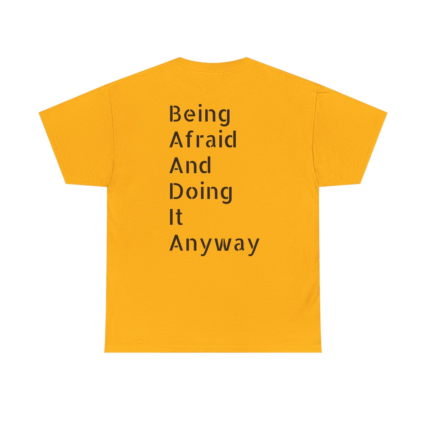 T-Shirt — "Do It Afraid" Inspirational Graphic Tee