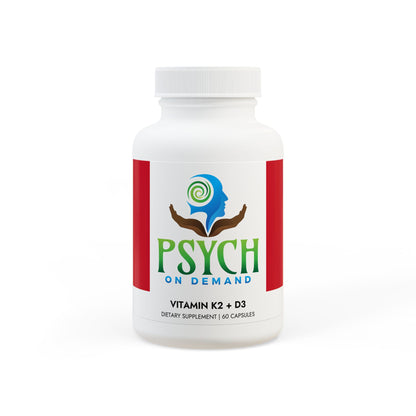 Vitamin K2 + D3 Supplement (60 Capsules)