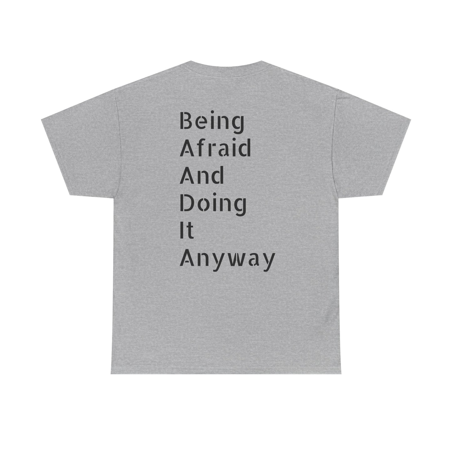 T-Shirt — "Do It Afraid" Inspirational Graphic Tee
