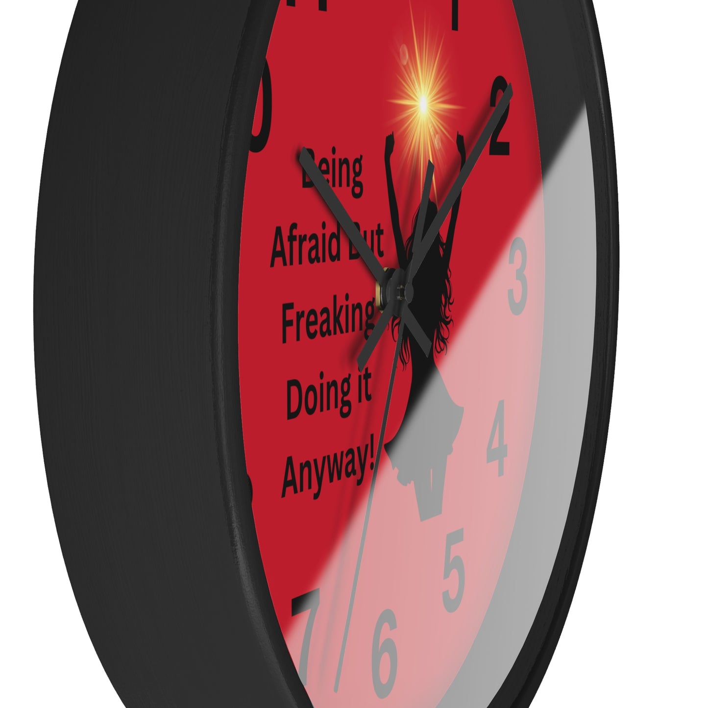 Motivational Wall Clock - 'Being Afraid but Freaking Doing it Anyway!' - Home Decor, Inspirational Gifts, Office Decor, Self-Care, [...]