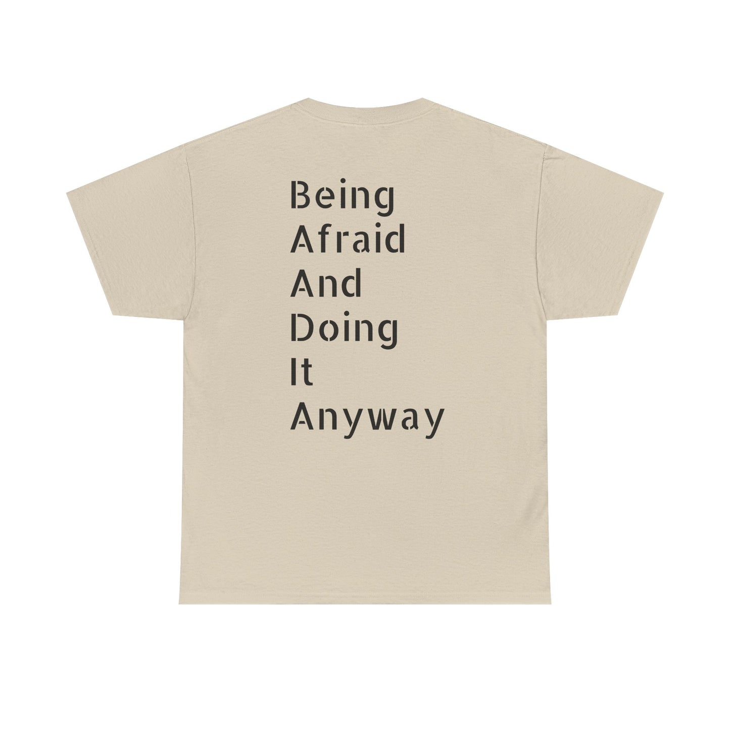 T-Shirt — "Do It Afraid" Inspirational Graphic Tee