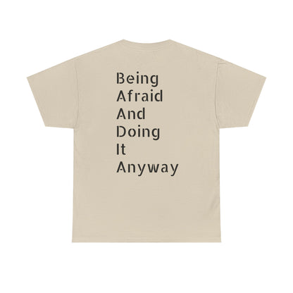T-Shirt — "Do It Afraid" Inspirational Graphic Tee