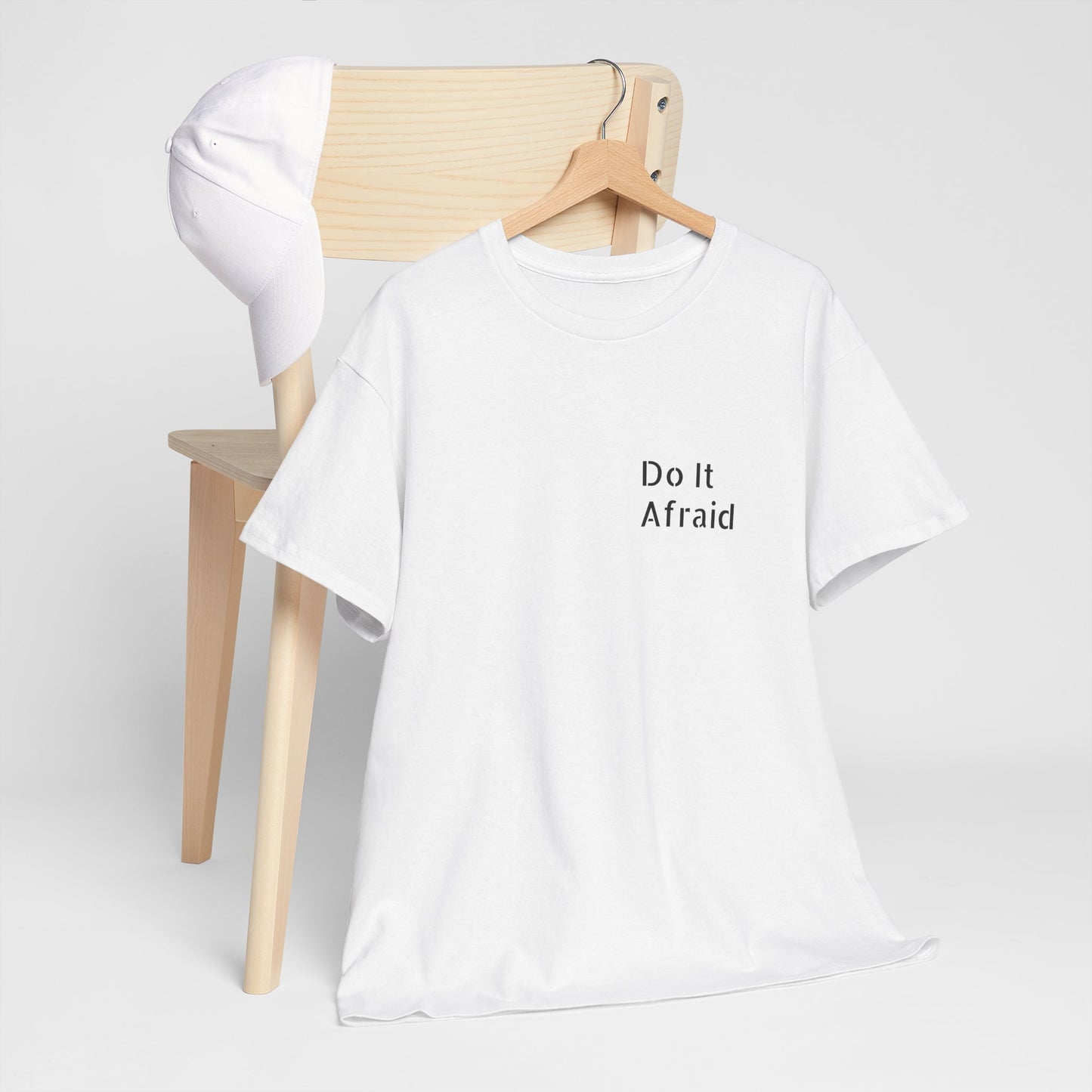 T-Shirt — "Do It Afraid" Inspirational Graphic Tee