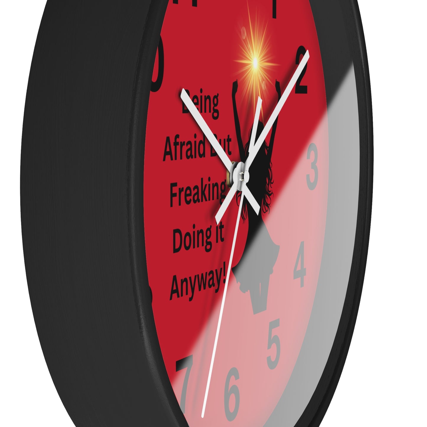 Motivational Wall Clock - 'Being Afraid but Freaking Doing it Anyway!' - Home Decor, Inspirational Gifts, Office Decor, Self-Care, [...]
